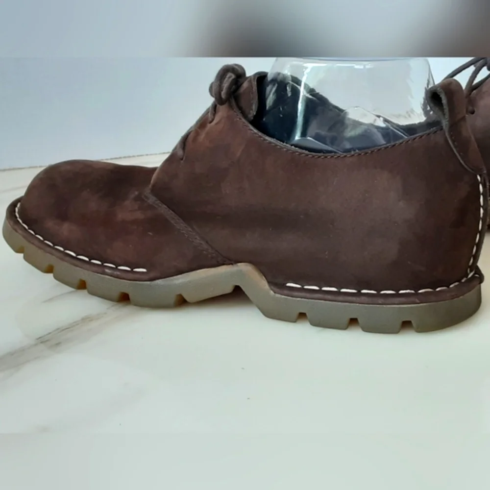 Cole Haan Country Brown Suede Nubuck Leather Lace Up Chukka Oxford Sz 8M